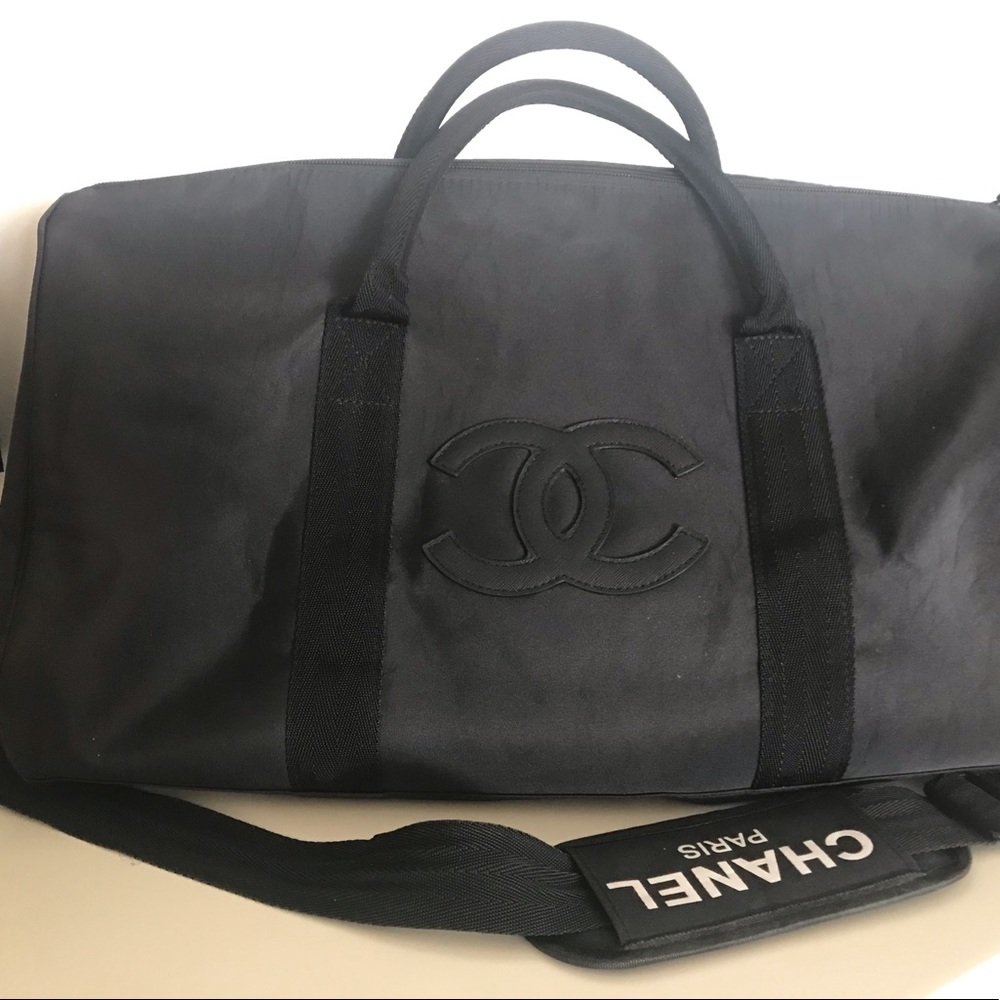 Chanel Sports, Duffle, Gym Bag with CC logo